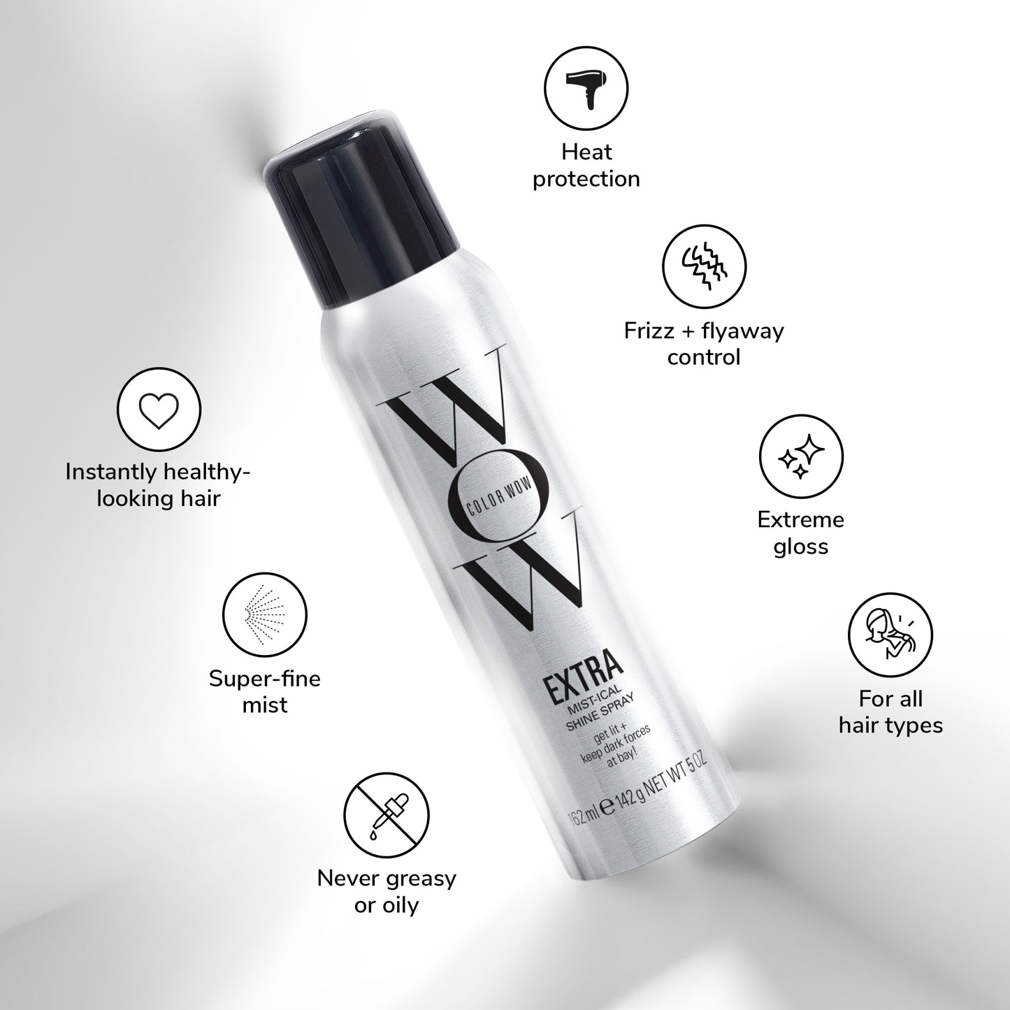 Extra Mist-ical Shine Spray + ~ FREE Silver Puffer Bag ($20 Value)