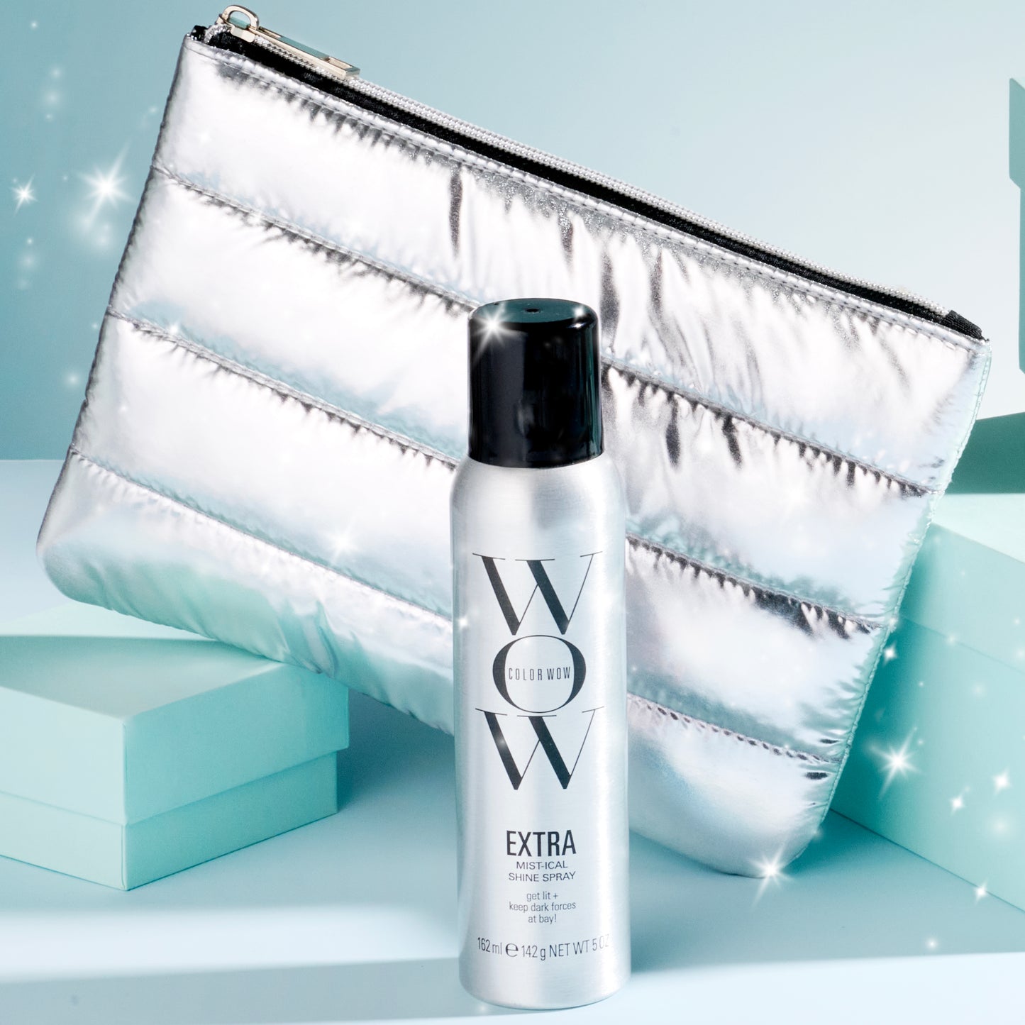 Extra Mist-ical Shine Spray + ~ FREE Silver Puffer Bag ($20 Value)