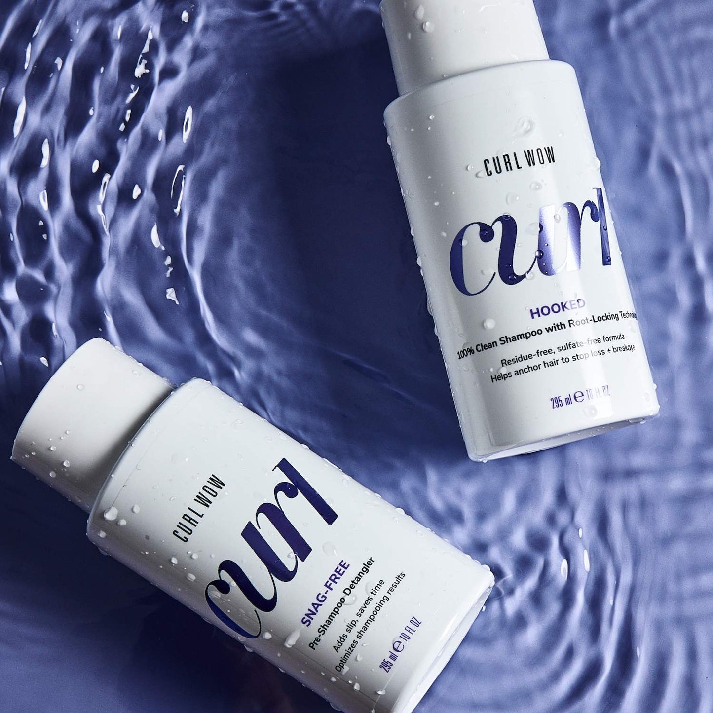 This sulfate-free shampoo for frizzy curly hair helps fight shedding and breakage.